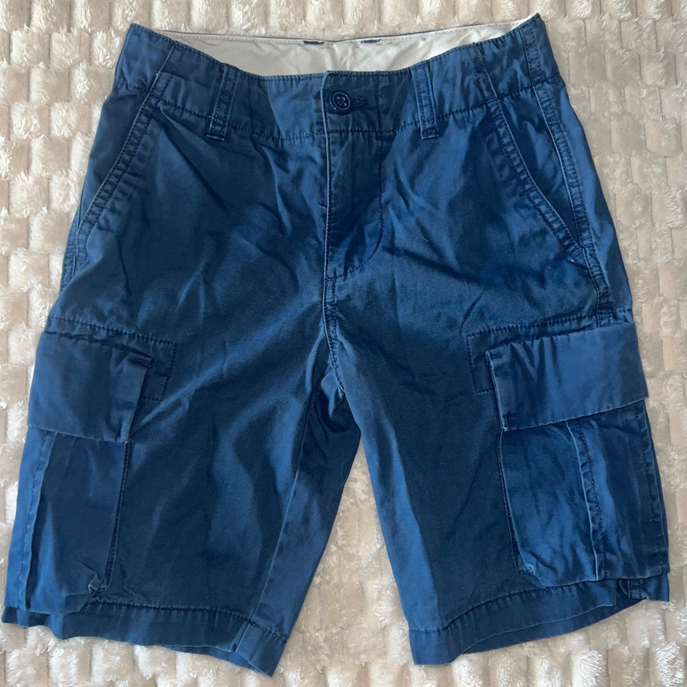 Boys Gap Blue Cargo Shorts, sz 8